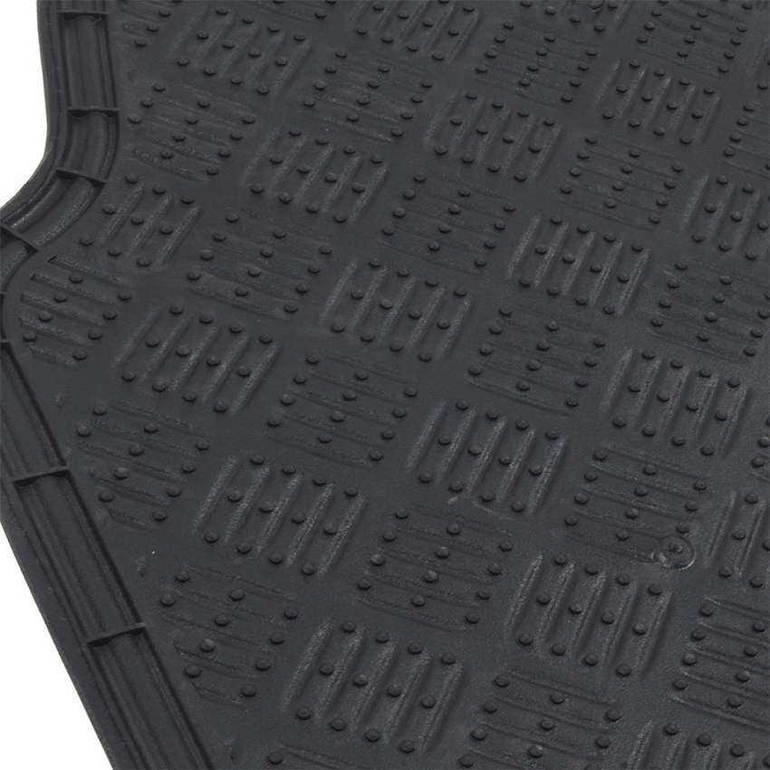 4 Piece Aluminium Silver Car Mat Set