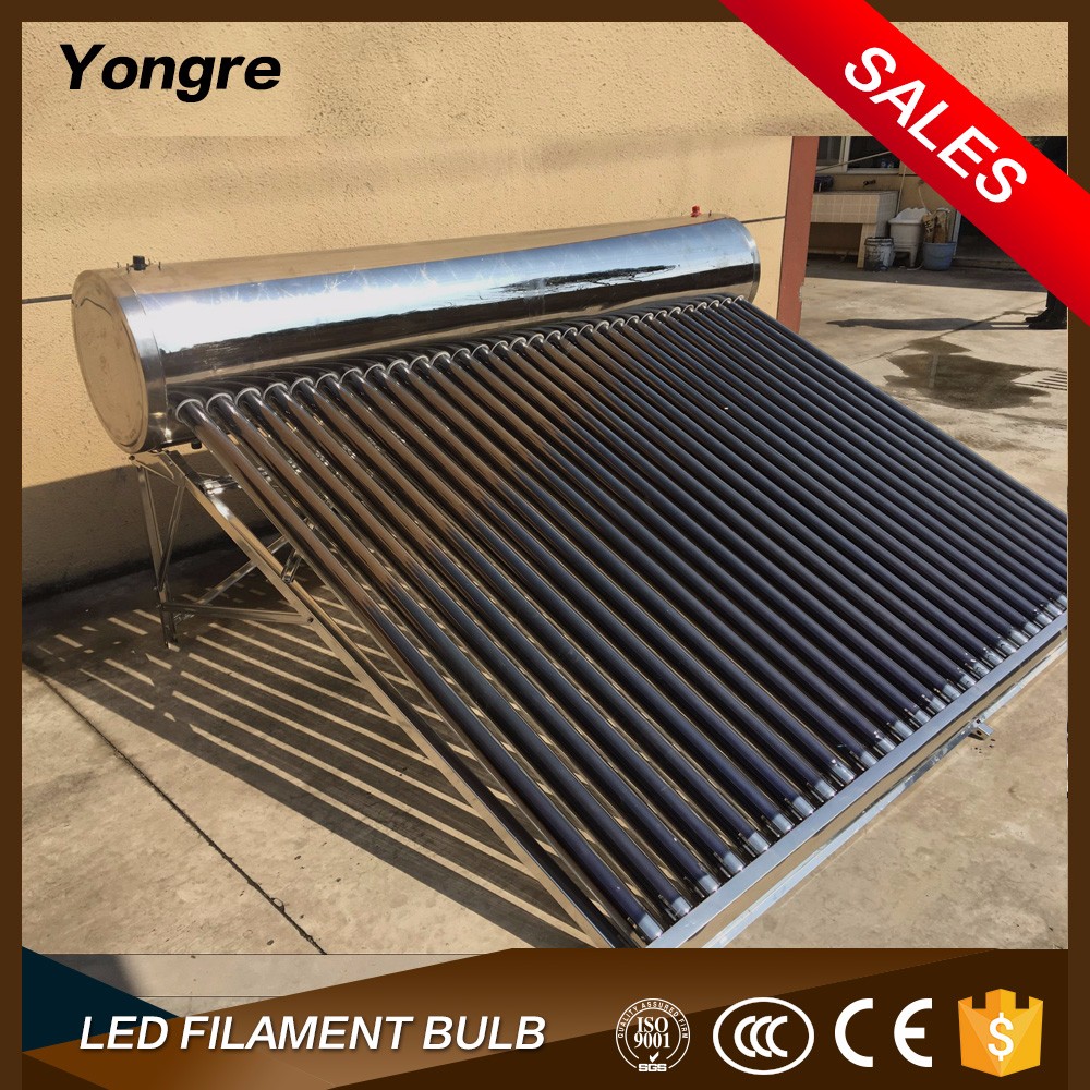 2017 new design and fashionable style unpressurized colectores solares/ portable bath solar water heater