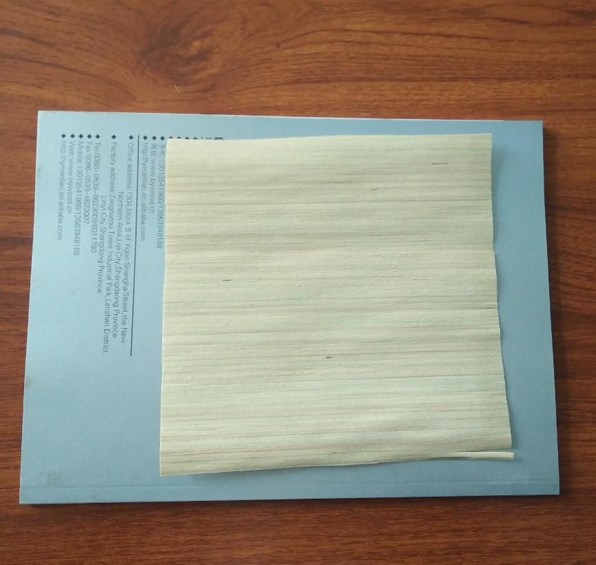 linyin supply recon wood face veneer sheet thin wood sheets