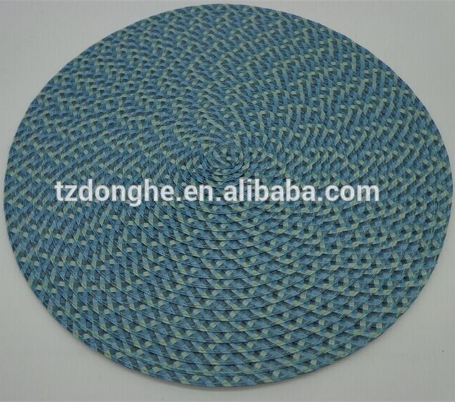 Tabletex Eco-Friendly Round woven promotional dining table placemats and coasters