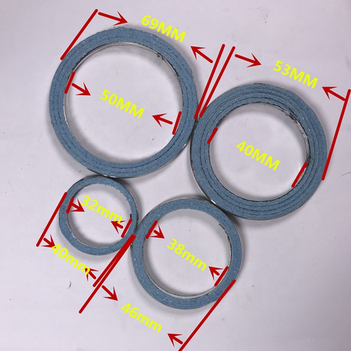 Hot sale copper  motorcycle exhaust muffler gasket