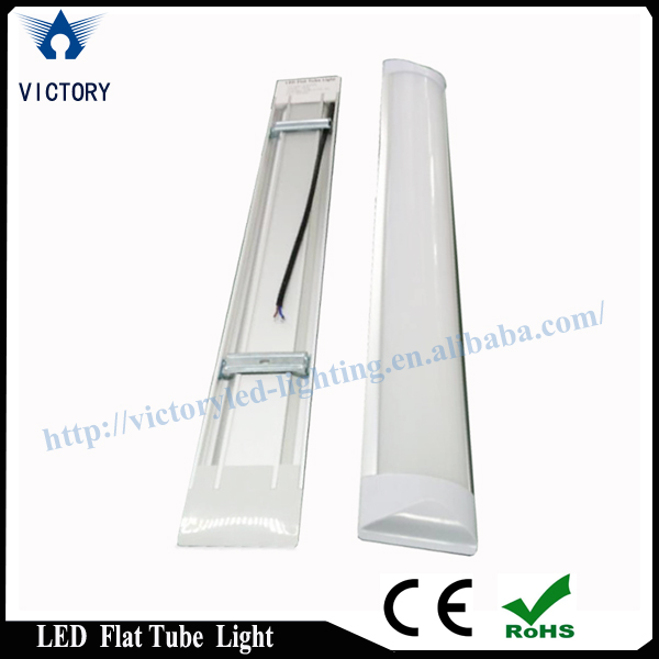 Super brightness frosted flat tube led IP54 30W 3ft led batten linear light