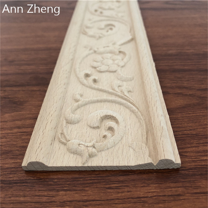 wood carve flower moulding Carved Wood Decoration mouldings