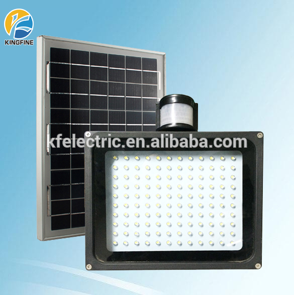 60 Pcs LED Flood Lights 10w External Solar Panel Solar Motion Sensor Flood Lighting Adjustment Flood lamp