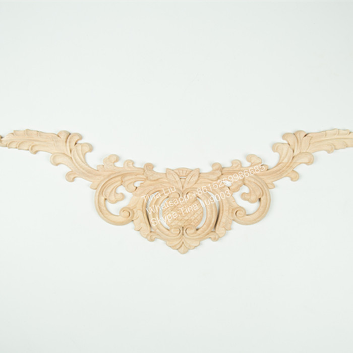 decorative antique wood carved furniture parts appliques and onlays