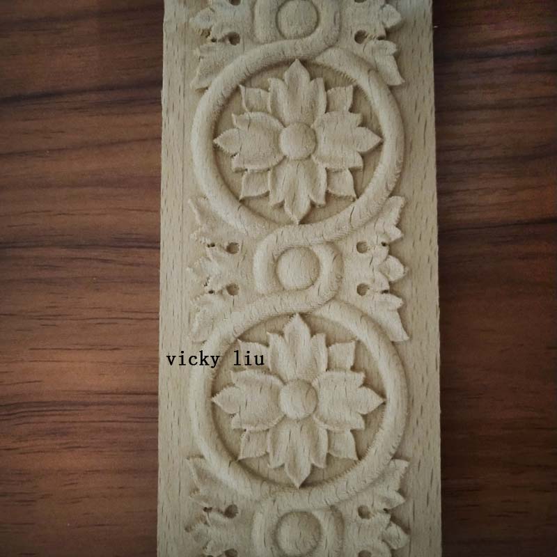 decorate carving flower wood moulding