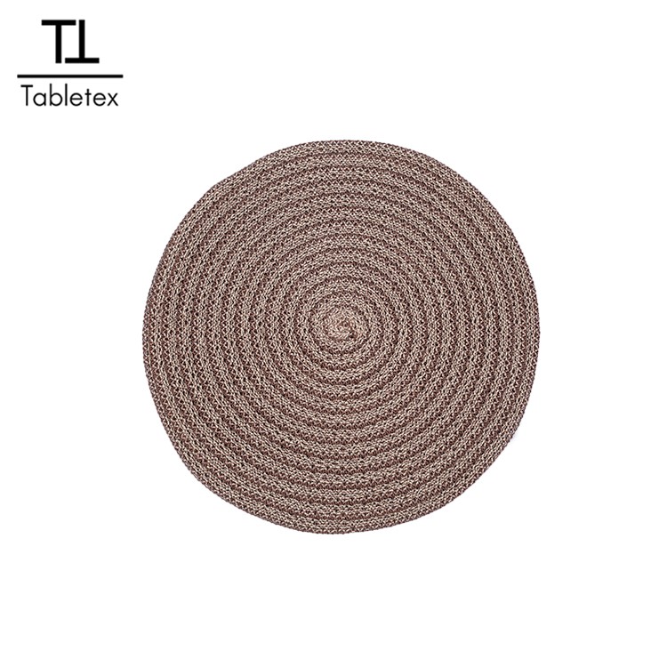 Tabletex fabric pp polyester round placemats and coasters