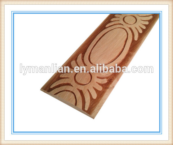 Carved wood moulding embossed timber design molding