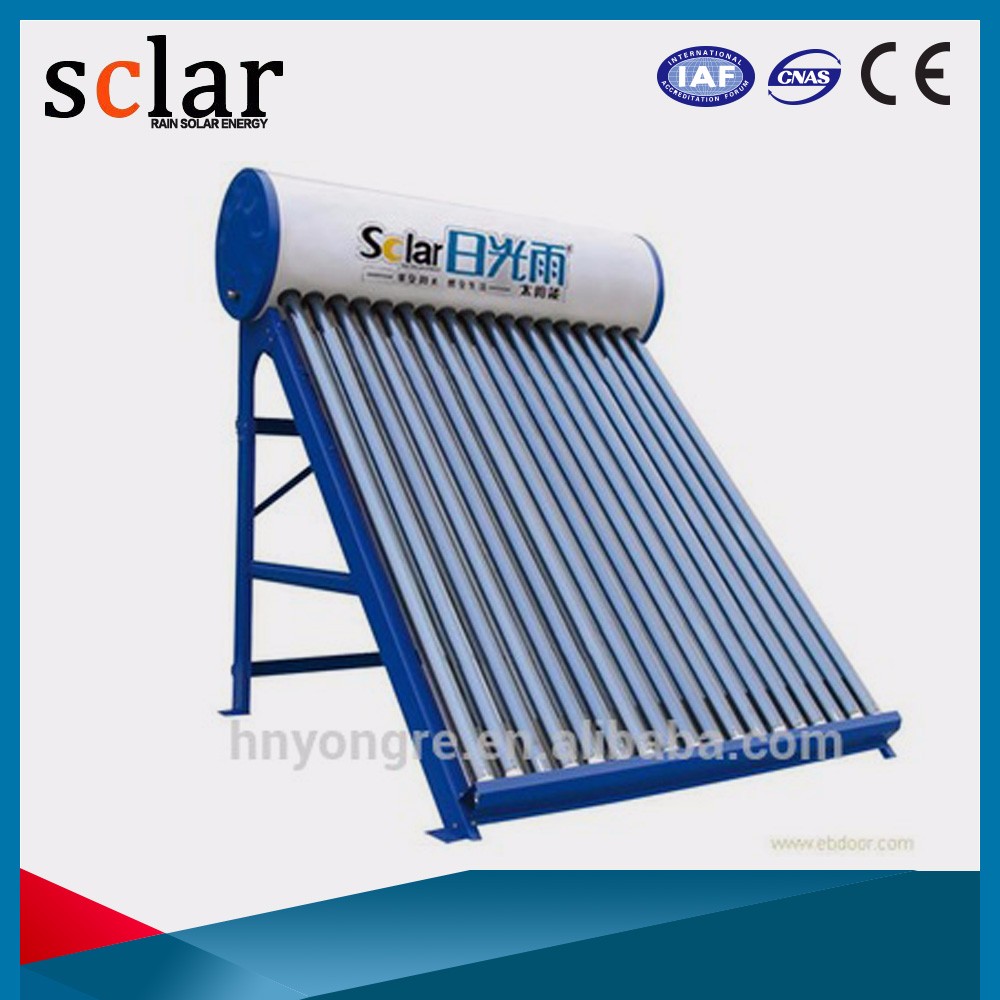 2017 top level quality double coiler 300 Liter solar water heaters