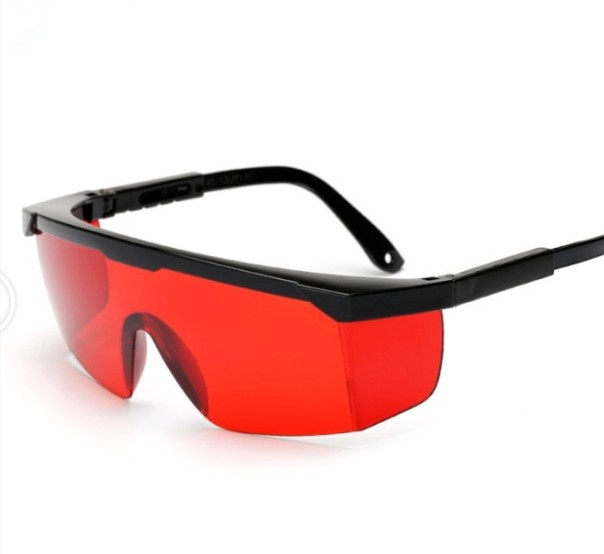 red plastic laser eye protection safety google glasses/laser machine for eye protection/glasses laser protection