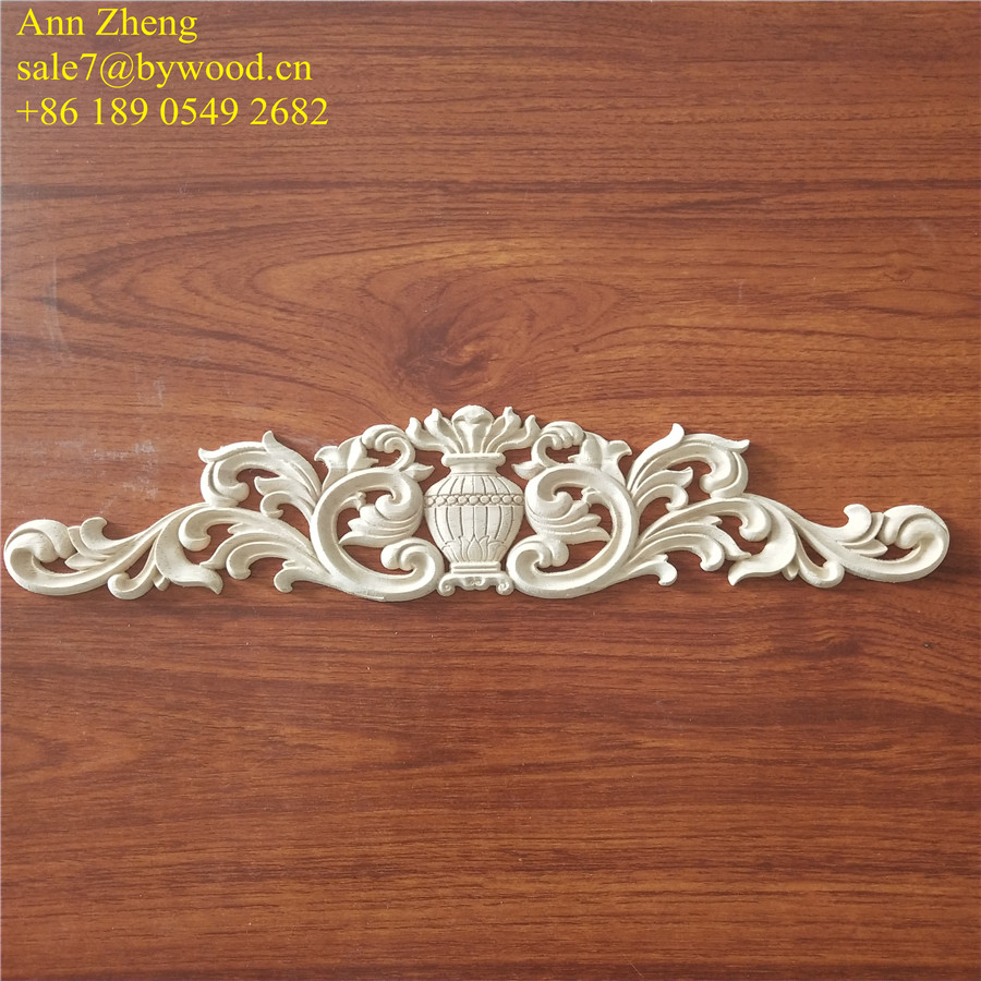 solid wooden material and european style decoration wood appliques and onlays