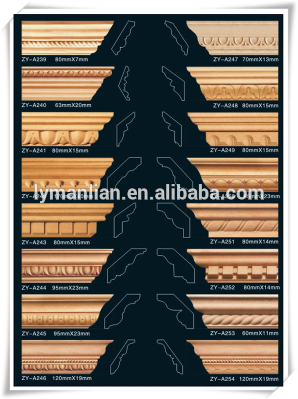 hot sale decorative wooden borders wood carving China