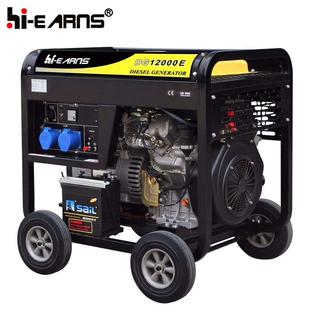 Two-cylinder air-cooled 10kw diesel generator