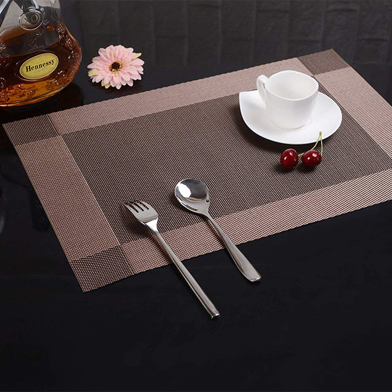 Tabletex dining table kitchen pvc table mat washable waterproof durable use plastic placemat