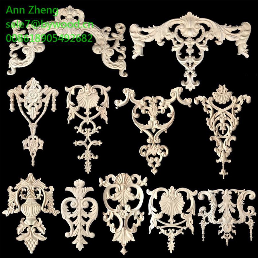 interior door crafts wood carving onlays wood decorative furniture onlays