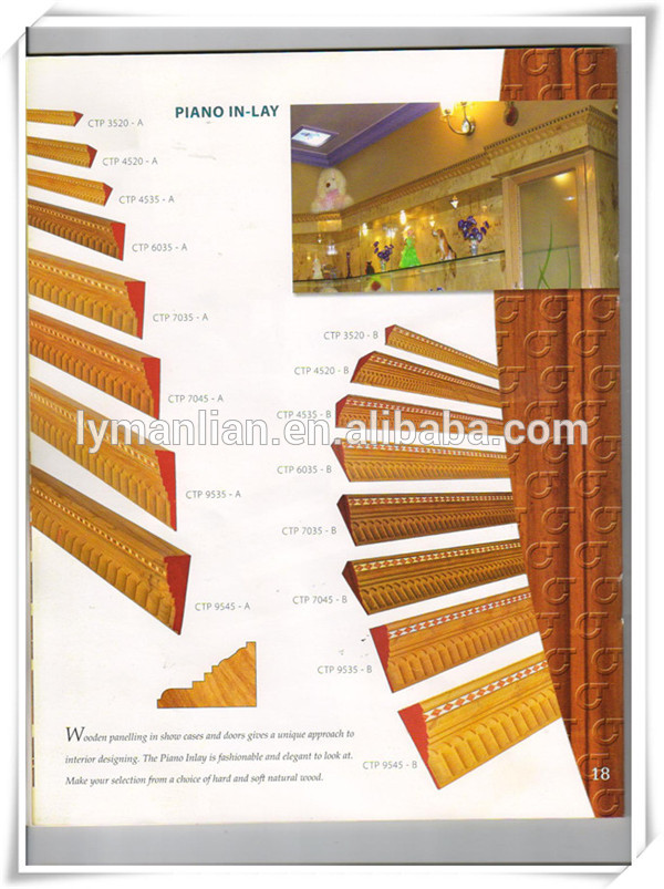 corner design wood window sill moulding for sale