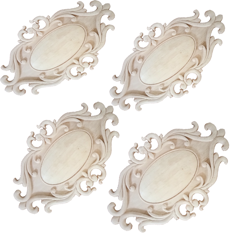 European style door core wood carving solid wood decals
