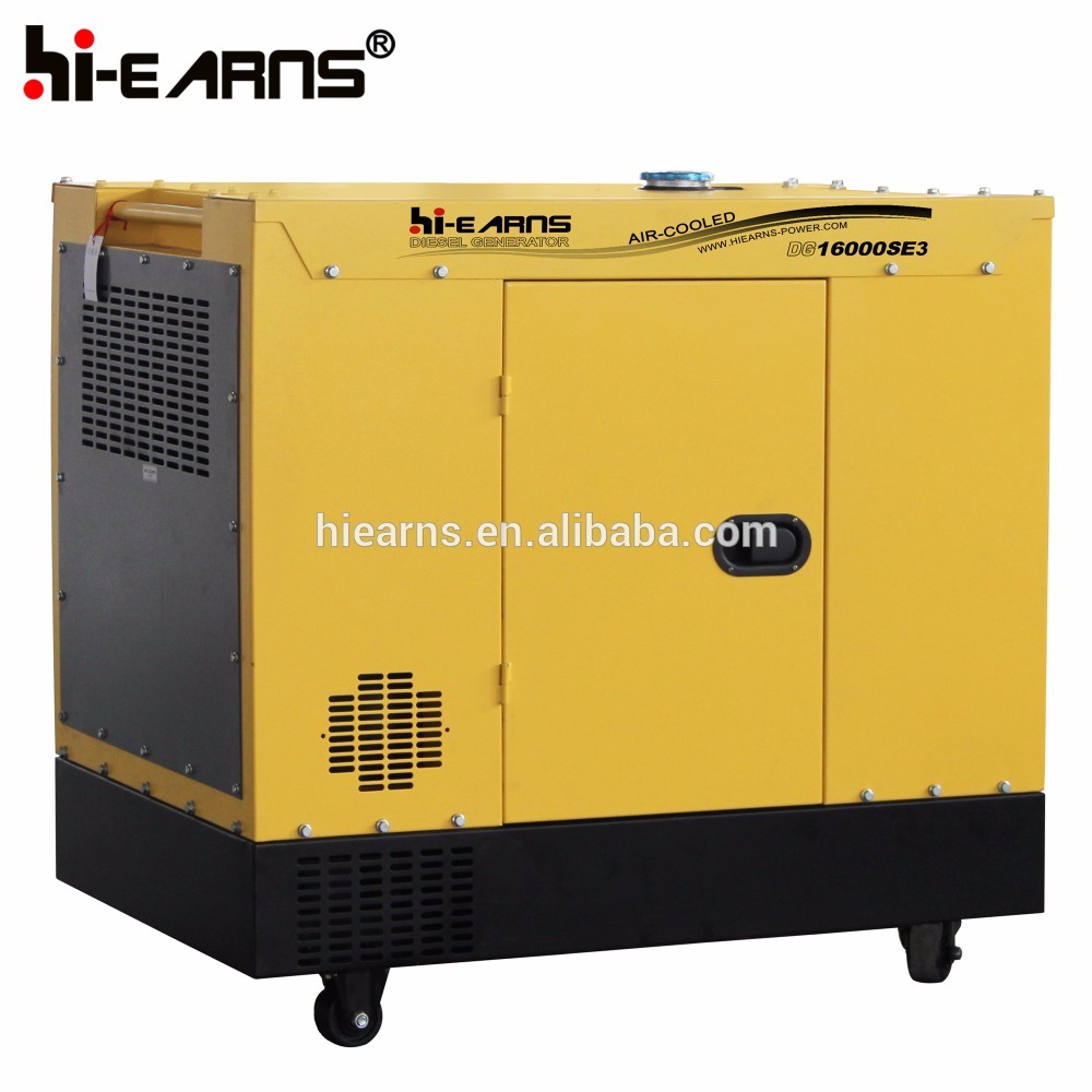 Air-cooled V-twin cylinder diesel engine 2V92 10kva silent diesel generator