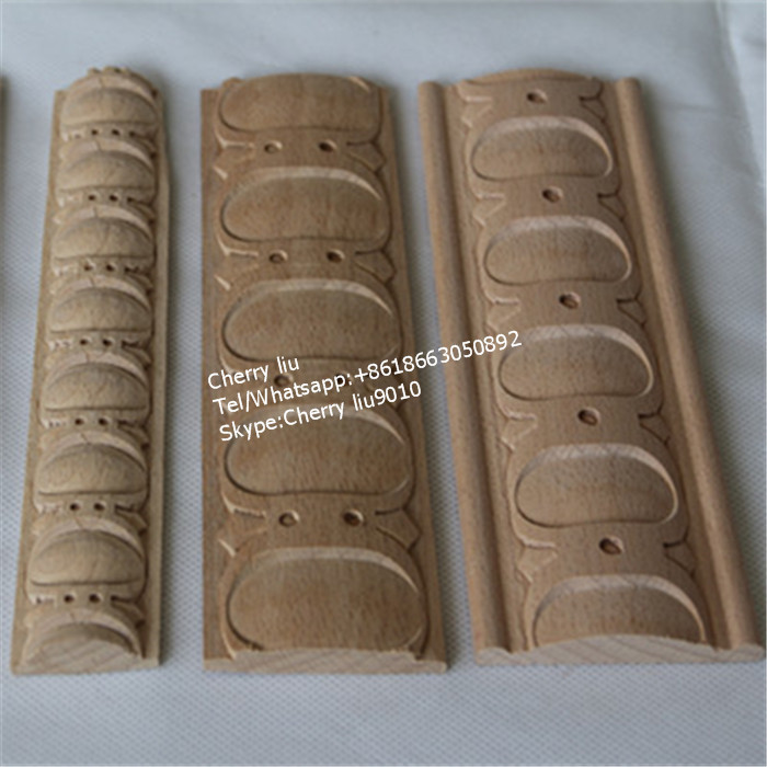 Decorative Acanthus Traditional Hand Carved Furniture Crown Wood Moulding