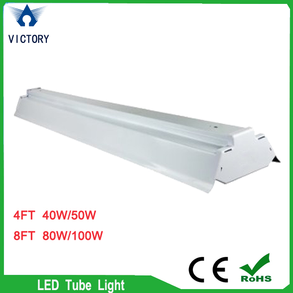 4Ft Commercial 40w LED Linear Linkable Shop Light Factory Warehouse Light Fixture