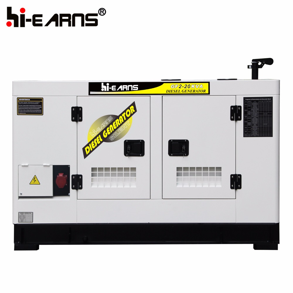 Water-cooled Chinese Weifang Huadong engine 20 kva generator price