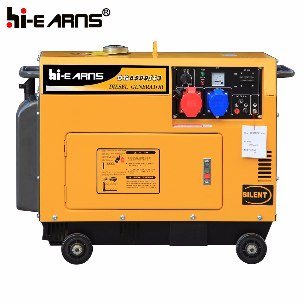 5500W silent small diesel magnetic generator sale