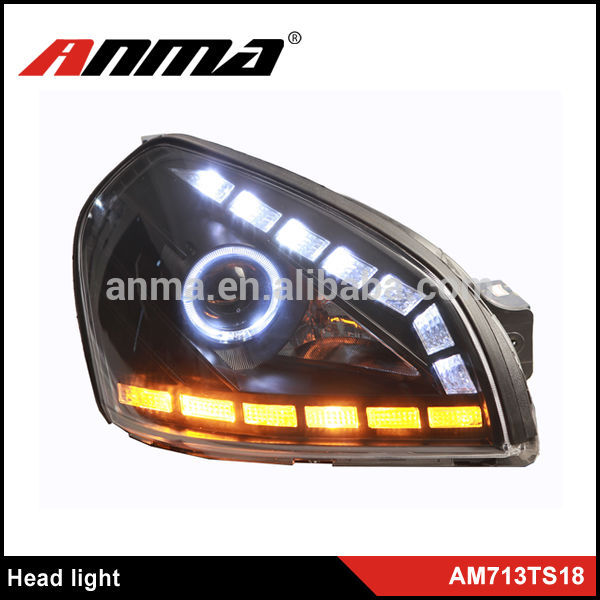 Supply replacement headlight lens for car
