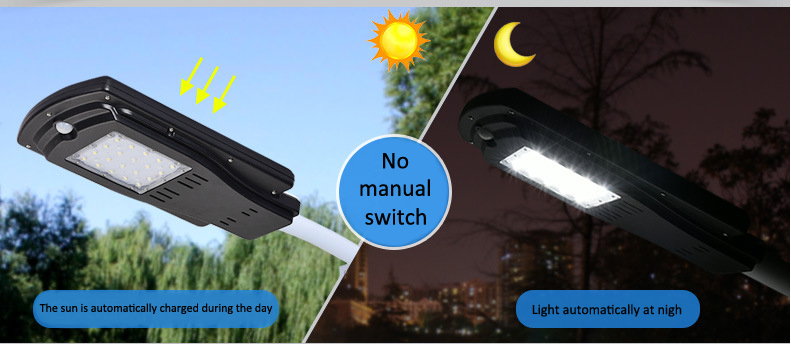 Best 20W 40W 60W Outdoor IP65 Integrated Battery Power Solar Led Street Light