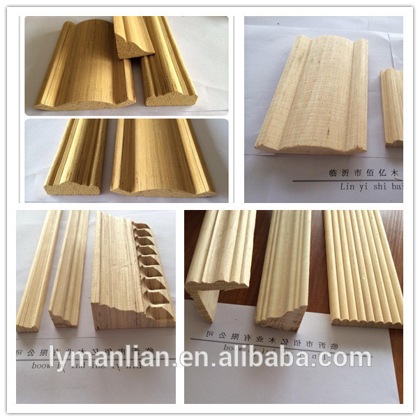 India recon teak margin used wooden mouldings