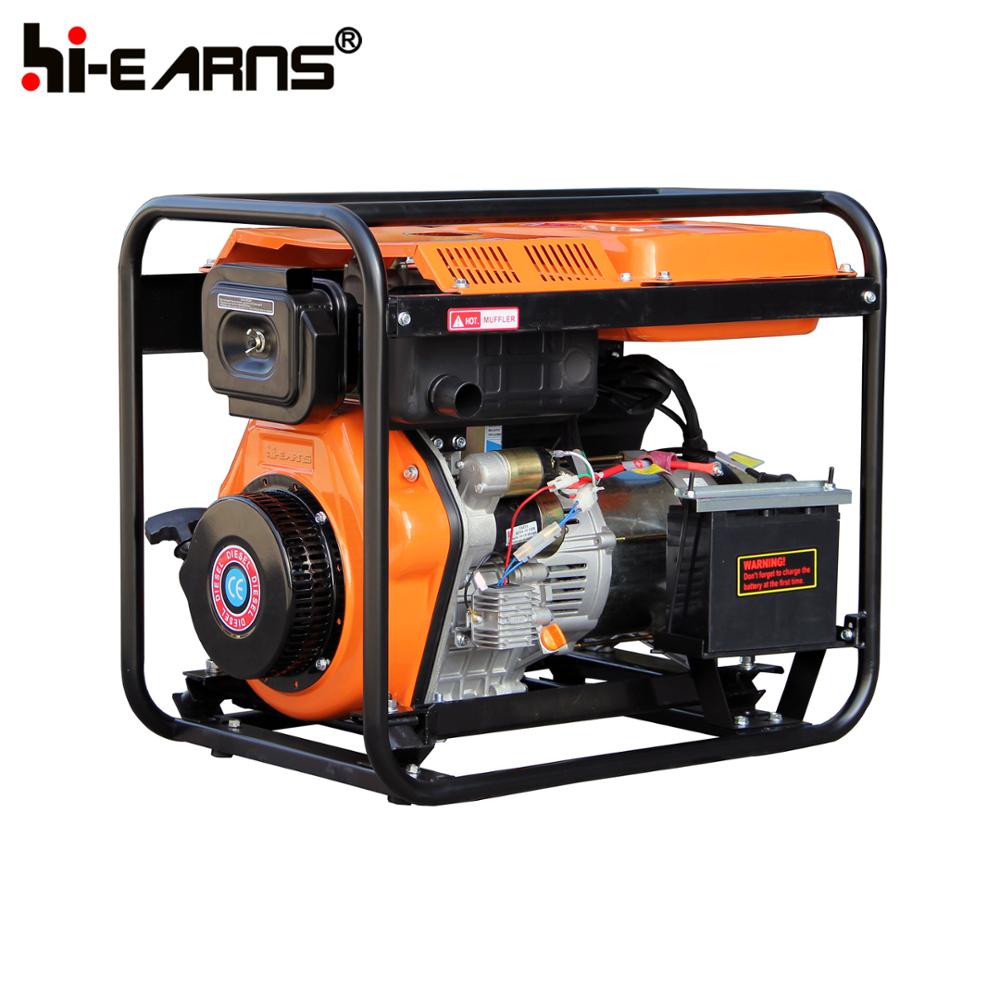 5KVA new style open type single phase Portable industry using diesel Generator