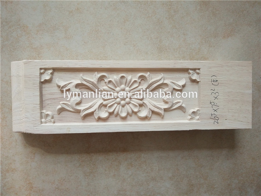 wood onlays decorative moulding rectangular block applique decorative religious wood applique