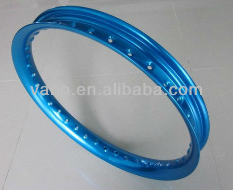 Blue 36 Hole 18 inch Motorcycle Alloy Wheels Rim H 18x2.15