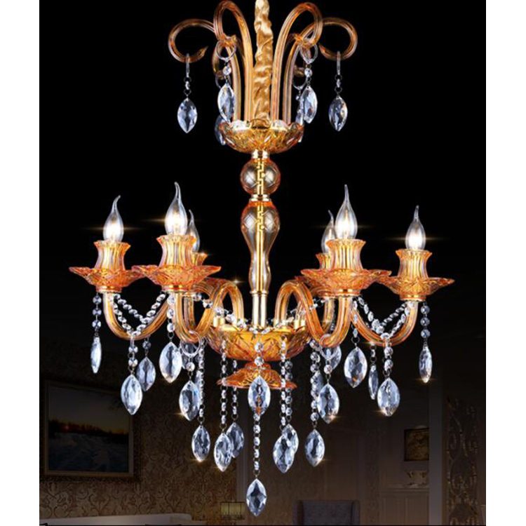 Zhongshan North American Style Crystal Low Ceiling Chandelier