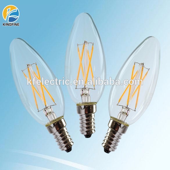 China Led filament factory Energy Saving high lumen led bulb,lampadine led e14 AC85-265