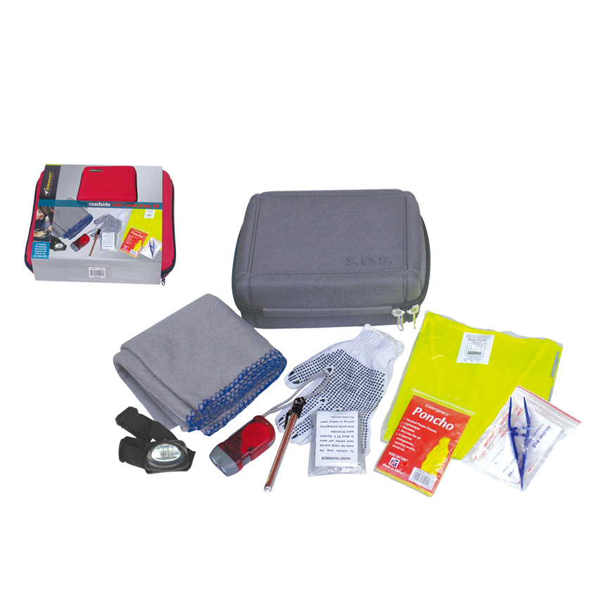 High Quality Car Emergency Kit with Triangle Bag and Fire Extinguisher