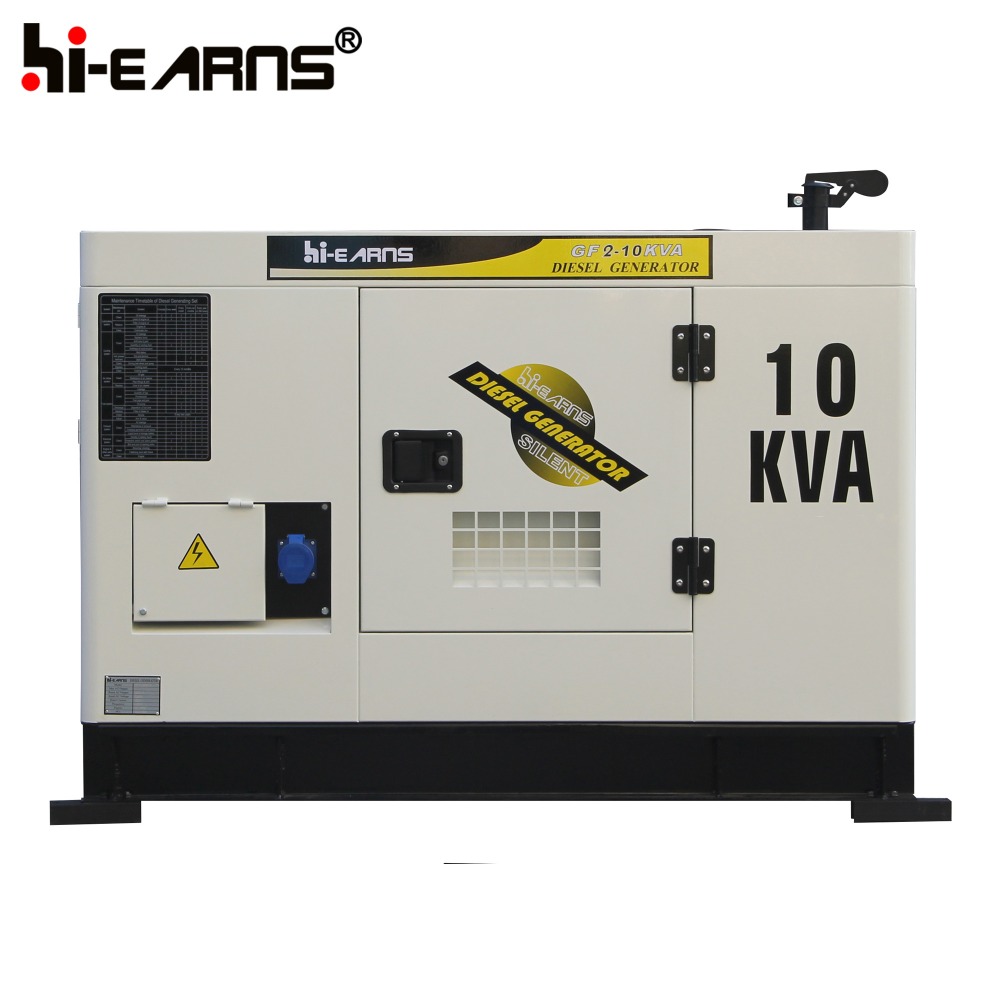 10KVA 60HZ single phase Soundproof Diesel Generator Price