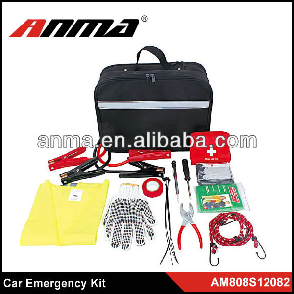 52pc car roadside emergency kit with first aid kit/germany auto emergency kit