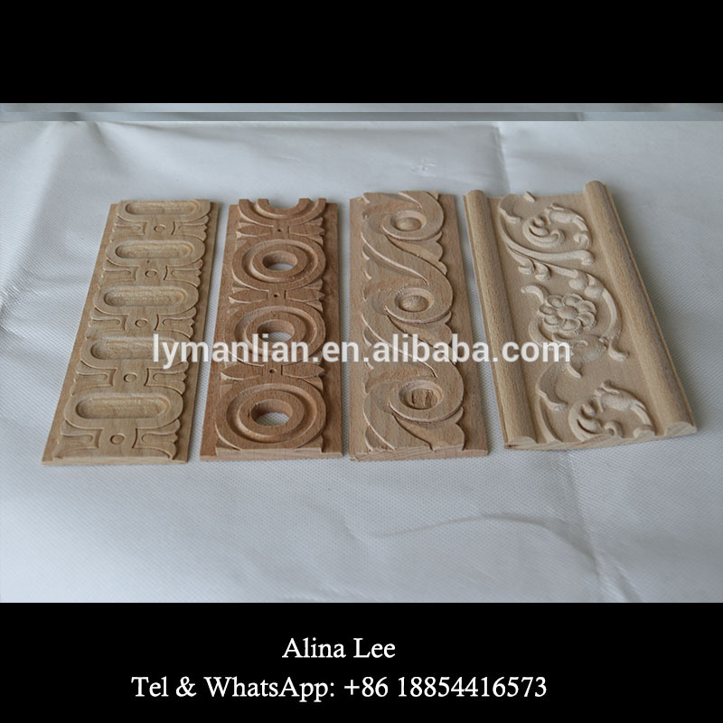 Home Decor Ornamental Wood Mouldings Frieze Molding