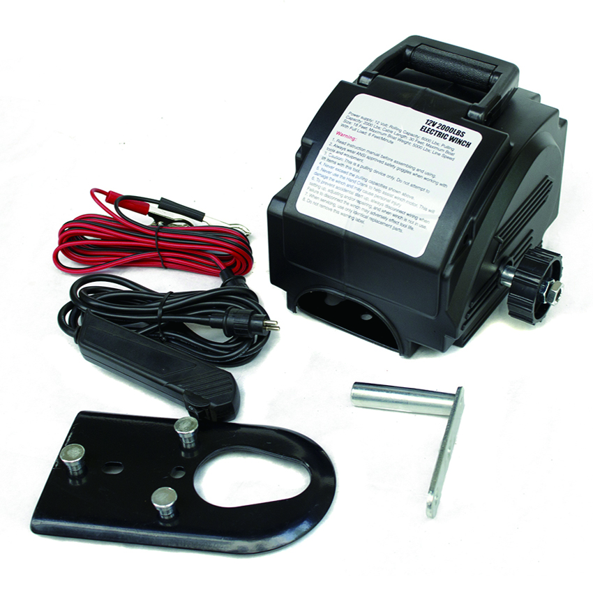 DC 12V 2000lbs Mini Car Winch