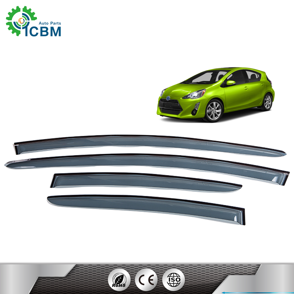 Superior quality plastic Classic color window door visors car sun visor for PRIUS 12-15 1.8mm thickness car sun visor