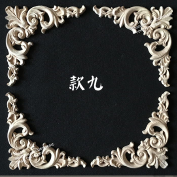 carved wood appliques and onlays for furniture