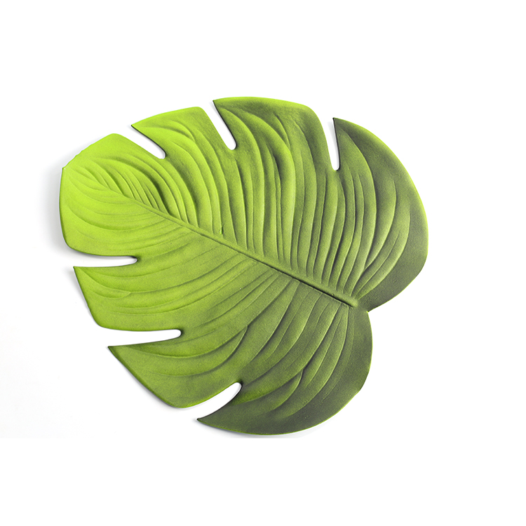 Tabletex maker promotional EVA leaf shaped 3d placemat set