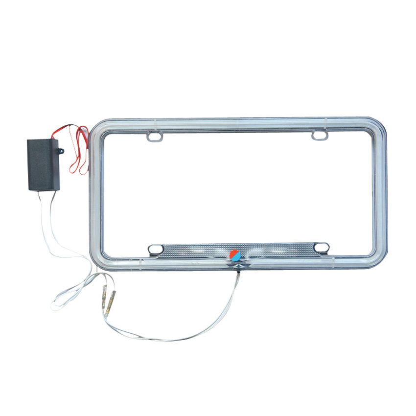 America auto license plate frame scrolling led car license plate frame