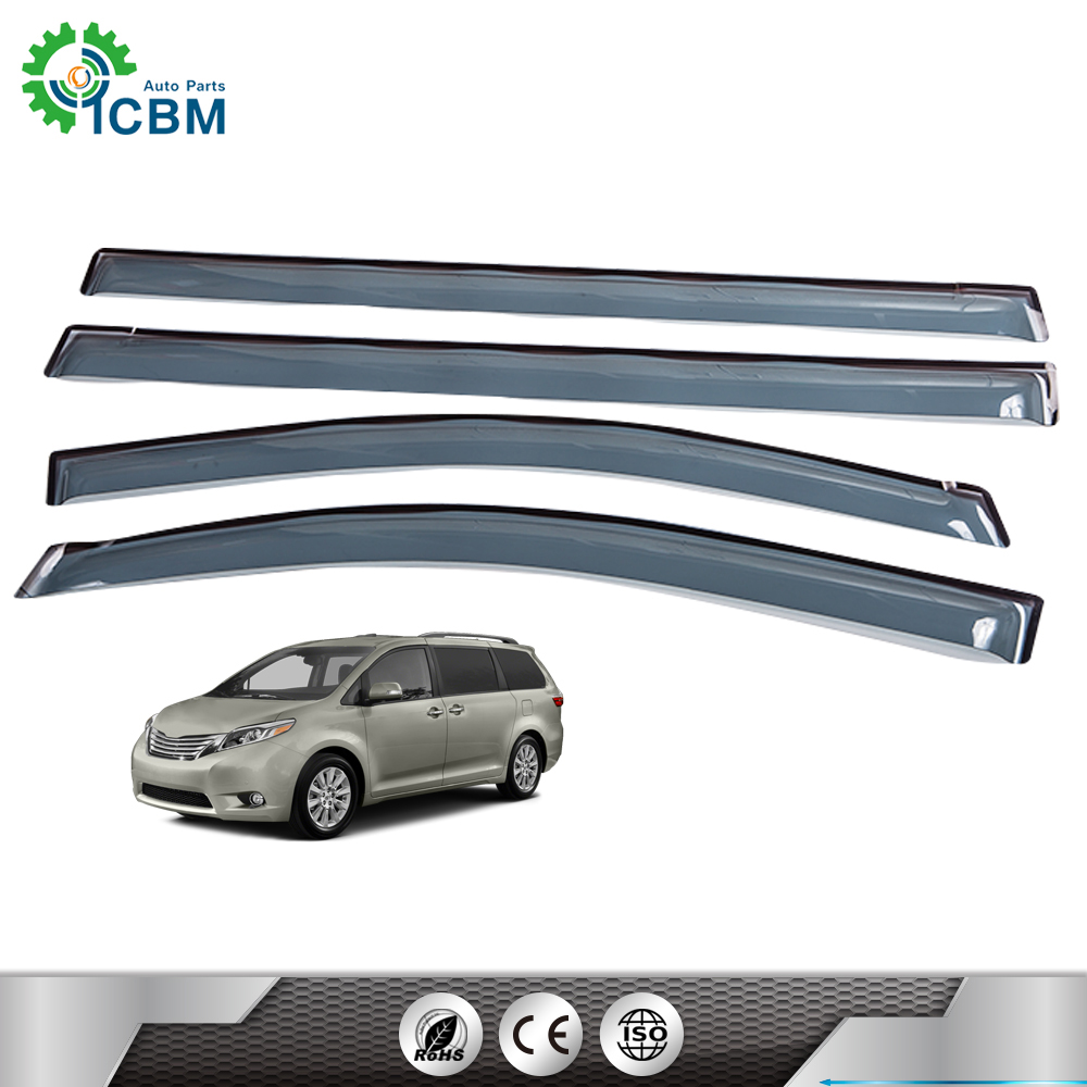 Window shade vent visor for SIENNA 11-15(IC09)1.8mm thickness car parts car accessories