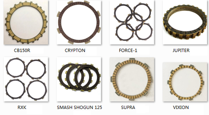 Friction Material Lining RX100 Motorcycle Pressure Clutch Disc Plate