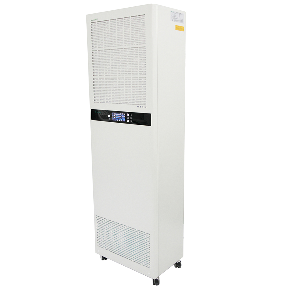 China Suppliers Commercial Room Deodorizer Machines UV Lamp Plasma Sterilizer Cabinet Type Air Purifier with Hepa Filter