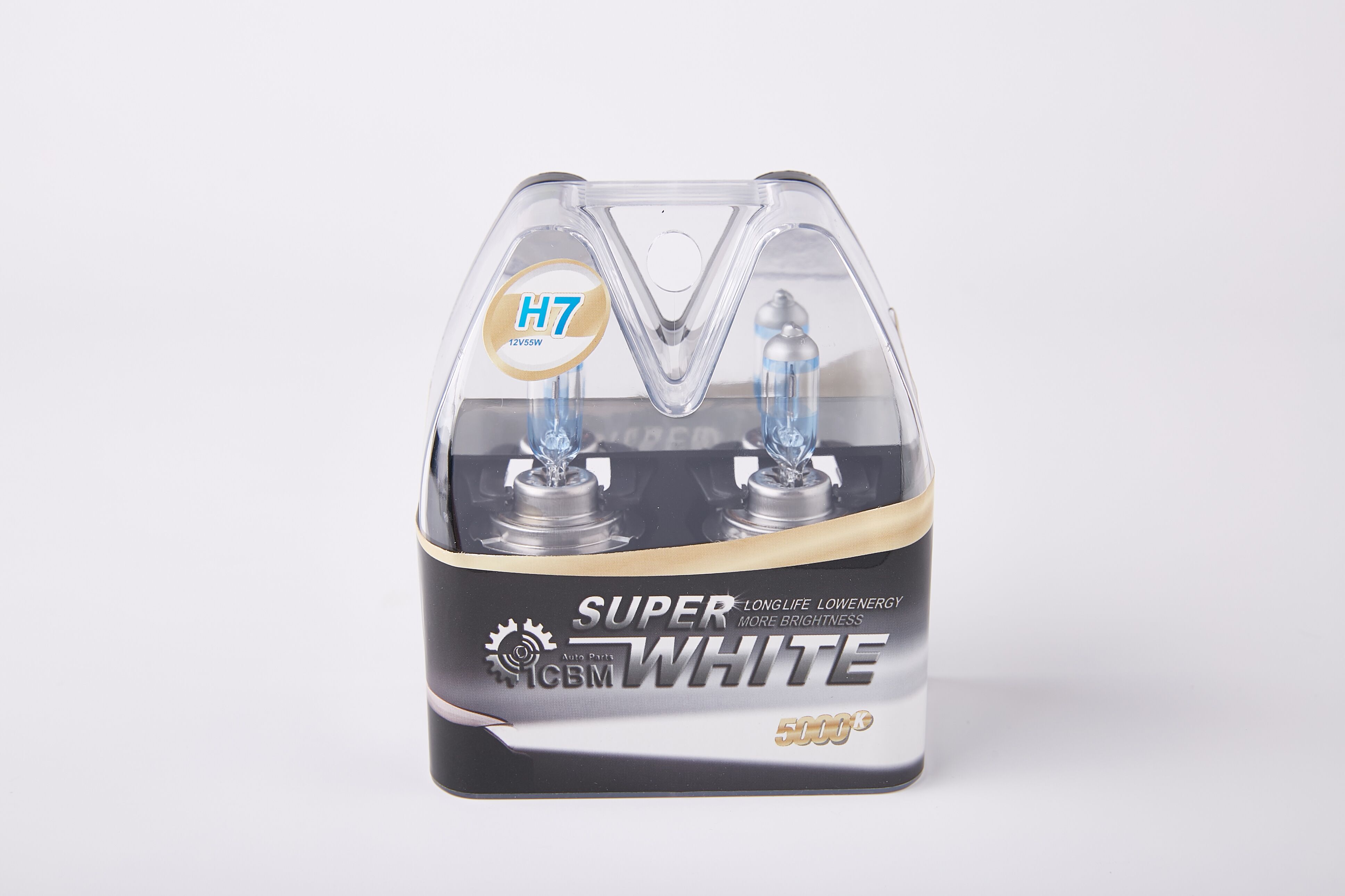 ICBM  car bulb M box 9005  9006  H1 H4   H7  H11 Xenon 6000K-8500K  Pxd26 12v 55w supper white