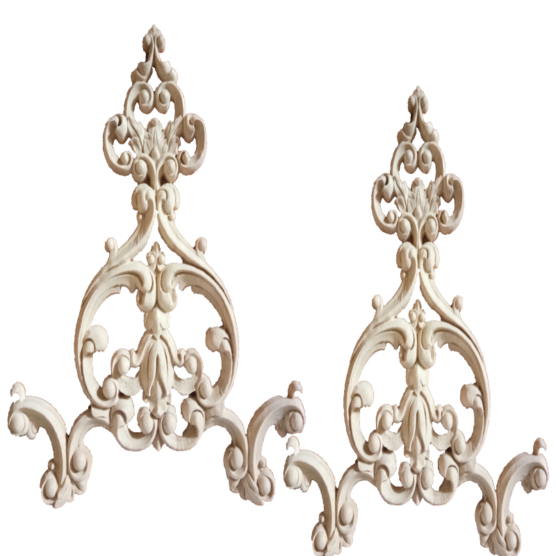 Europe type door flower piece door corner flower solid wood furniture decorates