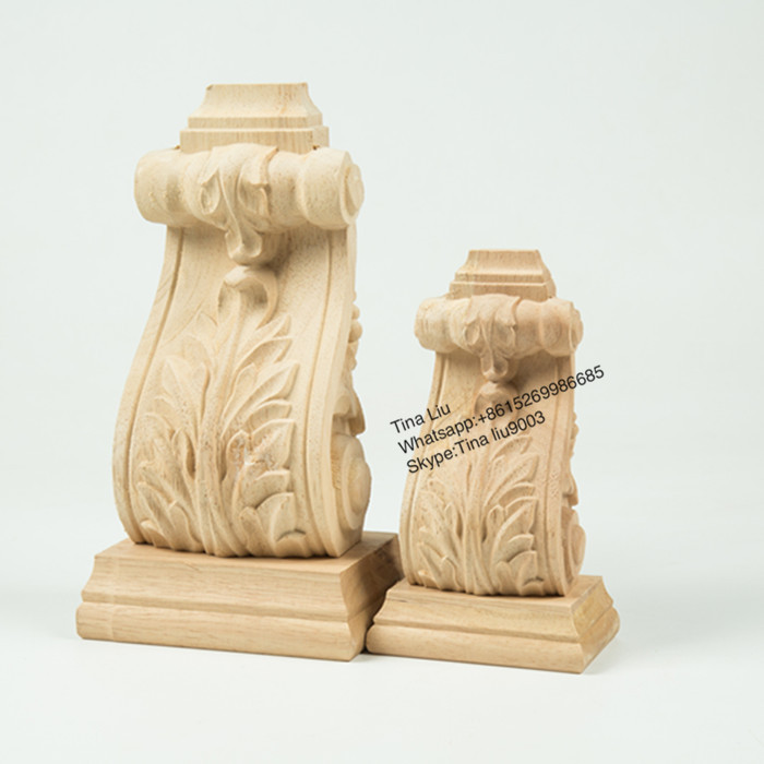 Animal wood corbel antique wood carving