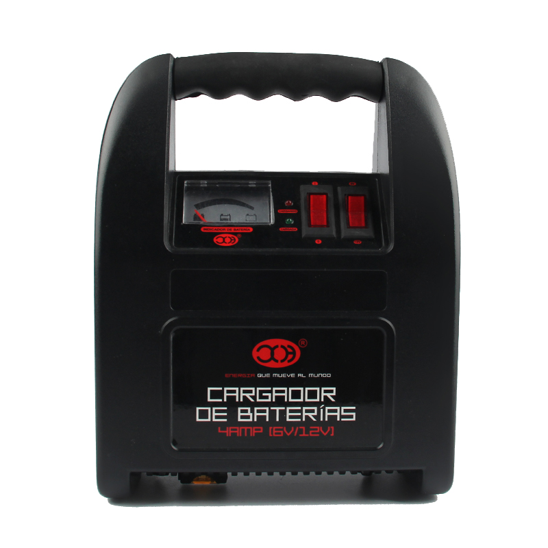 6V/12V 51W Lead-Acid Car Battery Charger in Black Color